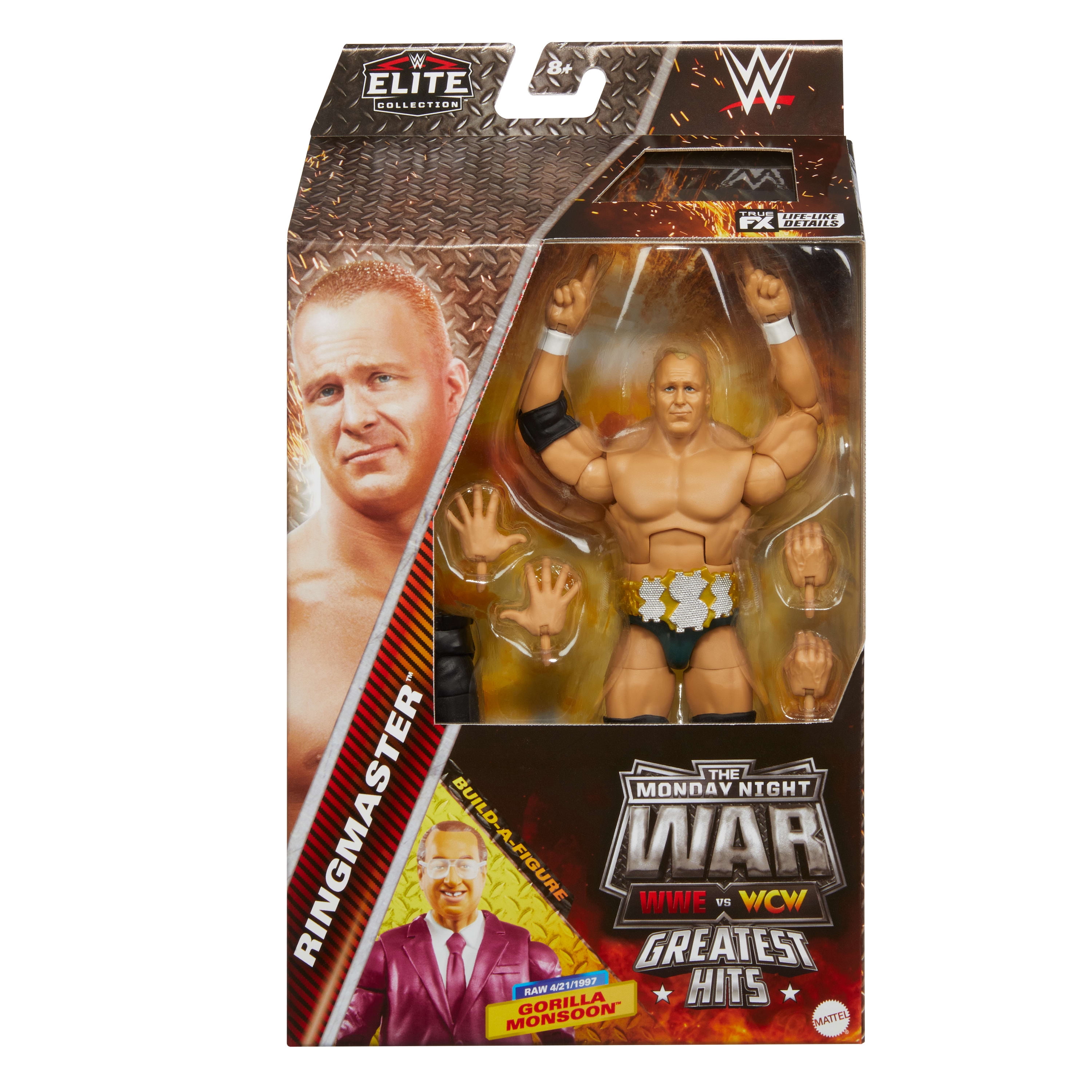 WWE Monday Night War Elite Collection Ringmaster Action Figure with Accessories & Build-a-Figure Parts - Walmart Exclusive