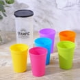 thumbnail image 6 of GIXUSIL 10oz/200ml Plastic Kids Cups,Unbreakable Juice Tumblers,Toddler Drinking Cup in 8 Assorted Colors for Parties,School,BBQ,Cafe,Restaurant,Children,Adults, 6 of 6
