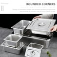 thumbnail image 2 of Shisuyan Stainless Steel Food Container Pan Multi-functional Steam Table Pan with Lid, 2 of 8