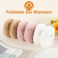 thumbnail image 5 of REDESS Winter Ear Warmers for Women Girls Faux Fur Cute Foldable Warm Earmuffs,Gray, 5 of 7