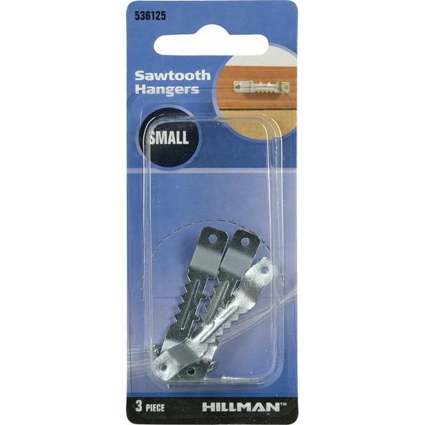 Hillman 536125 Small SelfLeveling Sawtooth Hangers (3 Pack) Walmart