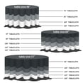 thumbnail image 3 of Mantel Cupuamon de poliéster lavable, 275 cm, redondo, blanco, 3 of 7