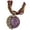 A-Dark Purple, variant on Bohemian Womens Rhinestone Peacock Pendant Statement Necklace Gift Accessories Circle Necklaces for Women Woman's Jewelry Letter Pendant Initial Pearl Necklace for Women Long Pendant Necklace