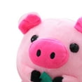 thumbnail image 5 of Juguete de peluche para mascotas en movimiento activo resistente a mordeduras para perros que juegan en interiores (cerdo) rosa, 5 of 5