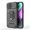 Black, variant on Compatible with iPhone 14 Stand Case with Slide Camera Cover Military Grade Heavy Duty Rugged Full Body Shockproof Protection Built-in Ring Kickstand Hard Back Case, Gray