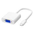 thumbnail image 1 of ruzhgo Adaptateur Multifonctionnel USB-C vers VGA Type C vers VGA Convertisseur Blanc, 1 of 6