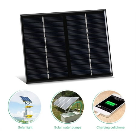 Yosoo 1.5W 12V MIni Portable DIY Polysilicon Solar Power Panel Battery Charger Module, Polycrystalline Solar Panel, Mini Solar