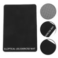 thumbnail image 3 of Almohadillas antirruido para cintas de correr, alfombrilla antideslizante negra para entrenamiento, almohadilla de poliuretano con amortiguación y vibración para equipos de fitness., 3 of 8