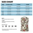 thumbnail image 5 of Lsque Dark Enchanted Flowers And Birds Print Men's Cotton Blend Sleeveless Muscle Shirts (S-3XL)- Moisture Wicking, Odor Protection, UPF 30+,3X-Large, 5 of 8