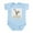 Sky Blue, variant on CafePress - Wanna Play Saxophone Infant Bodysuit - Baby Light Bodysuit, Size Newborn - 24 Months