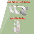 thumbnail image 3 of Mistayd CPAP Hose Hanger. CPAP Hose Organizer and Headband Hook Combined into one. with Anti-Skid Function. Provide Stable and Tangle Free CPAP Pipeline System. Give You a Comfortable Sleep (3 pieces), 3 of 5