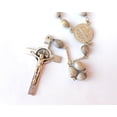 thumbnail image 2 of Job's Tears Seed Bead Rosary with Saint Benedict Medal and Crucifix, 2 of 2