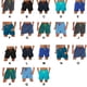 thumbnail image 5 of Pantalones cortos de playa Sonducket para hombre secado rápido gimnasio Azul oscuro METRO, 5 of 6