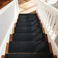 thumbnail image 6 of PURE ERA Non Slip Carpet Stair Treads Set of 14 Self Adhesive Rugs Covers Mats Soft Washable(Black 9.5" x 30"x1.2"), 6 of 12