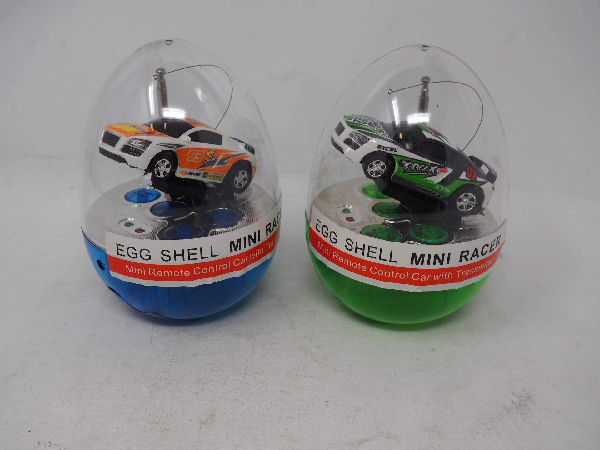 2 Egg Shell Mini Racer Remote Control Car With Transmitter - Assorted ...