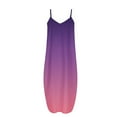 thumbnail image 4 of Robe Boho Décontractée pour Femmes Sans Manches d'Été et Robe Maxi Longue avec Poches, 4 of 4