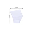 thumbnail image 3 of Efavormart 50 Pack Clear 2oz Contemporary Square Twist Disposable Plastic Dessert Cups for Wedding, Birthday, Reception, Buffet, Upscale Occasions, Catered, Restaurants, Drinks, Desserts, Appetizers, 3 of 11