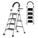 thumbnail image 1 of Escalera Plegable Tipo Tijera de 4 Peldaños Antiderrapante blanco, 1 of 10