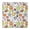 Baseball Football Pattern-1, variant on Brown Footballs Pattern Square Fitted Tablecloth with Elastic Edge,Square Table Cover,Washable Elastic Table Cover for Home Kitchen Party Decor 34"x34"