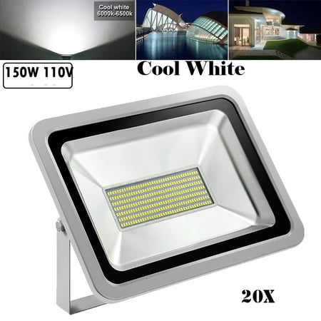 20pcs Led Flood Light Outdoor Landscape Fixture 20pcs Led Flood Light Outdoor Landscape Fixture Waterproof Super Bright Security Lamp