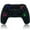 Cracked Black, variant on UHM Wireless Controller for P4, Wireless Remote Gamepad with Unique Cracked Design/8 Adjustable LED Colors/Programmable Back Buttons/Super Turbo/Gyro/Dual Vibration for P4/P3/PC,Black