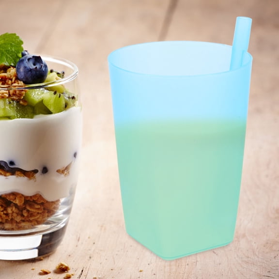 ETHZZLE Reusable Straw Set for First Years Cups and Baby Storage Bottles, 2 Pieces Cup Accessories
