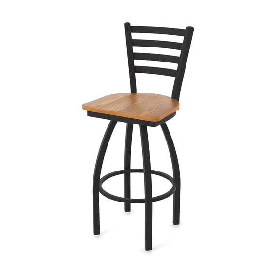 Holland Bar Stool Co Jackie 30 in. Swivel Bar Stool with Wood Seat
