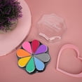 thumbnail image 4 of 8 Colors Petal Shape  Ink Pad, DIY Painting Accessory for Scrapbook, Schedule Book, Colorful, 4 of 7
