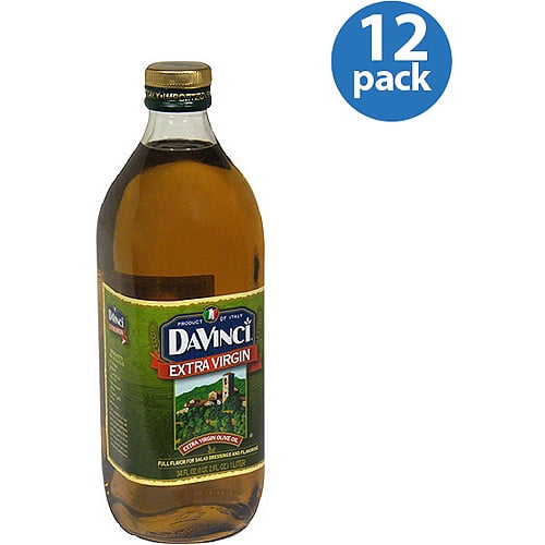 DaVinci Extra Virgin Olive Oil, 34 fl oz, (Pack of 12) - Walmart.com - Walmart.com