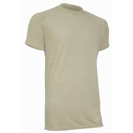 Flame Retardant Cape Sleeve - Mens Phase 1 Flame Retardant Short Sleeve Relaxed Fit T Shirt, Desert Sand
