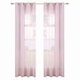 thumbnail image 1 of Coofit Rideau de Fenêtre en Polyester, Voilage pour Porte, Rideau à Poche pour Tringle pour Salon, 1 of 10