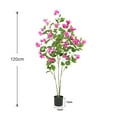 thumbnail image 3 of Artificial Tree With Real Touch Leaves, Green Plant Bougainvillea Tree For Photography Studio Atmosphere Decoration Artificial Landscape, 3 of 7