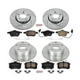 thumbnail image 3 of PowerStop Front and Rear Z23 Evolution Sport Carbon-Fiber Ceramic Brake Pad and Drilled & Slotted Rotor Kit Fits: AUDI VOLKSWAGEN Select Models K529, 3 of 10