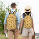 thumbnail image 4 of Disketp Bee Wasp Mochila de Lona Estampada, Mochila Escolar de Viaje Ligera para Estudiantes y Portátil-Small, 4 of 5