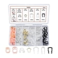 thumbnail image 1 of Miulika 70 Pieces Fuel Line Retainer Clips 61280 Durability 5/16" 3/8" for Ford, 1 of 9