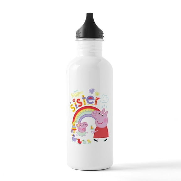 CafePress - Peppa Pig: Even Bigger Sister - Stainless Steel Water Bottle, Sports Bottle, 1.0L