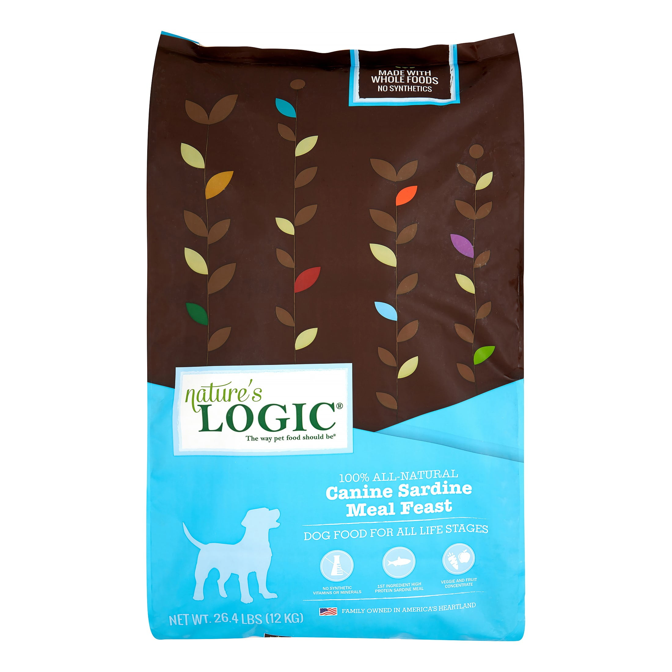 Nature's Logic Sardine Meal Feast Dry Dog Food, 26.4 Lb