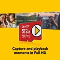 thumbnail image 4 of Tarjeta de memoria Lexar 512GB PLAY microSDXC UHS-I C10 U3 V30 A2, 4 of 6