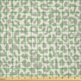 thumbnail image 2 of Ambesonne Leopard Fabric by the Yard Microfiber, Skin Print Wildlife Layout, 1 Yard, Pale Taupe Ivory, 2 of 2