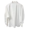 thumbnail image 4 of HUANBAI Fall Shirt Long Sleeve Casual Button Down Loose Fit Drop Shoulder Design With Detachable Tie Versatile Stylish Top, 4 of 4