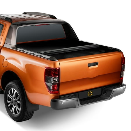 Auto Drive Soft Roll up Truck Bed Tonneau Cover Fits 05-17 Ford Ranger 5Ft Bed