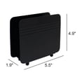 thumbnail image 4 of Mainstays Slim Metal Napkin Holder, Black, 4 of 6