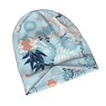 thumbnail image 4 of Beanie Hats for Men and Women, Kimono Crane Flowers Patterns Adult Unisex Knit Hat Winter Warm Skull Cap, 4 of 7