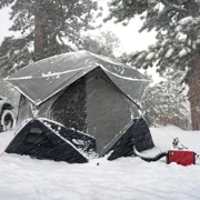 Gazelle Tents™ T4 Overland EXP Hub Tent, 4-Person, Agave Green, 94 x 94 x 78, GT403AG