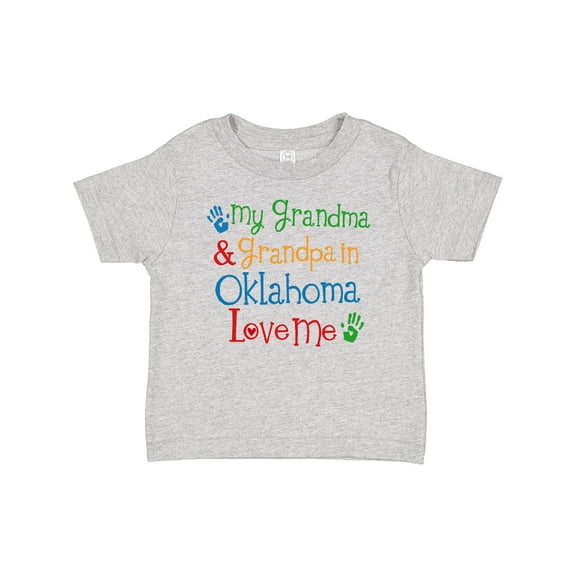 Inktastic Oklahoma Grandma Loves Me Boys or Girls Baby T-Shirt