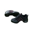 thumbnail image 3 of SIMANLAN Womens Girls Dancing Sneakers Breathable Jazz Dance Shoes Casual Athletic Walking Shoes Black Pink 3Y, 3 of 8