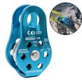 thumbnail image 1 of Large Rescue Pulley Single/Double Sheave with Swing Plate，Aluminum alloy pulley, 1 of 8