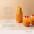 thumbnail image 3 of Twine Island 3 Stemless Wine Glasses with 1 Carafe and Seagrass Wrap Covers, 3 of 9