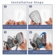 thumbnail image 4 of 2X Máscara de Respirador Con Filtros, Máscara de Gas de Media Cara Reutilizable Con Gafas de Seguridad, Máscara de Pintura de Media Cara, para Pintar, 4 of 5