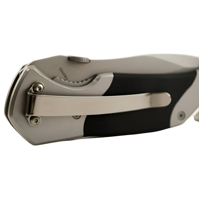First Response Tactical Self-Defense Pocket Knife with Belt